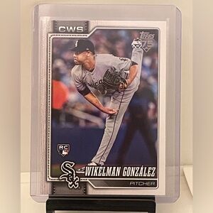 WIKELMAN GONZALEZ 2026 TOPPS SERIES ROOKIE CARD-75th Anniversary